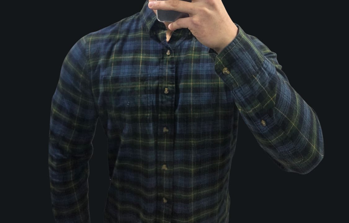 아베크롬비 머슬핏 플라넬 셔츠 상품이미지1