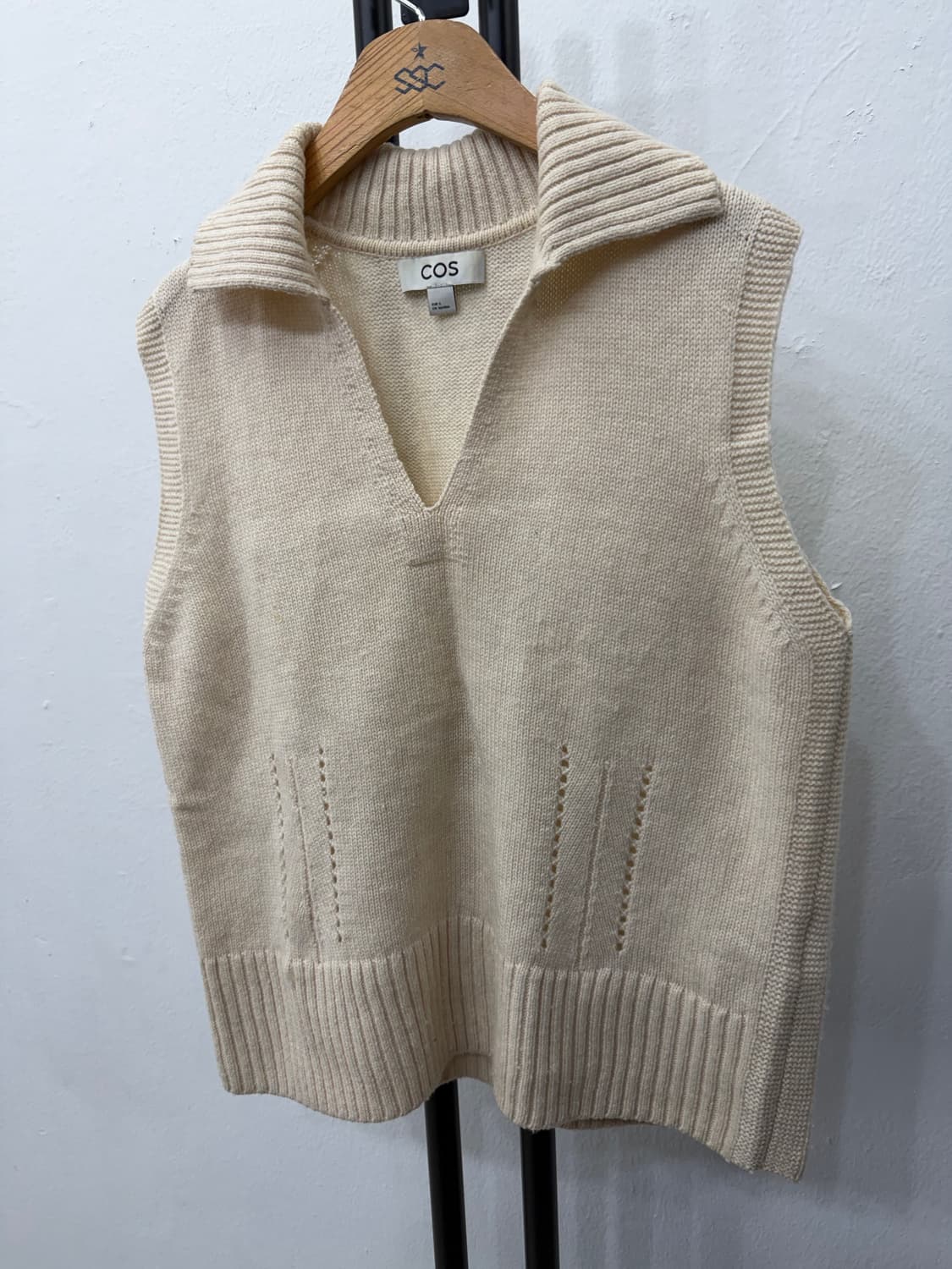 정품) COS 코스 여성 니트 베스트 S 상품이미지3