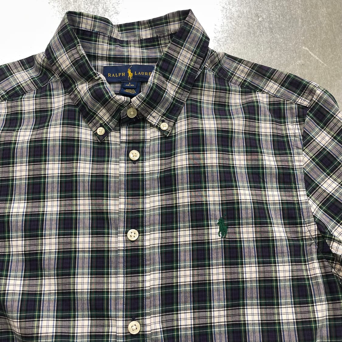 (L) POLO 폴로 랄프로렌 체크 셔츠 상품이미지6