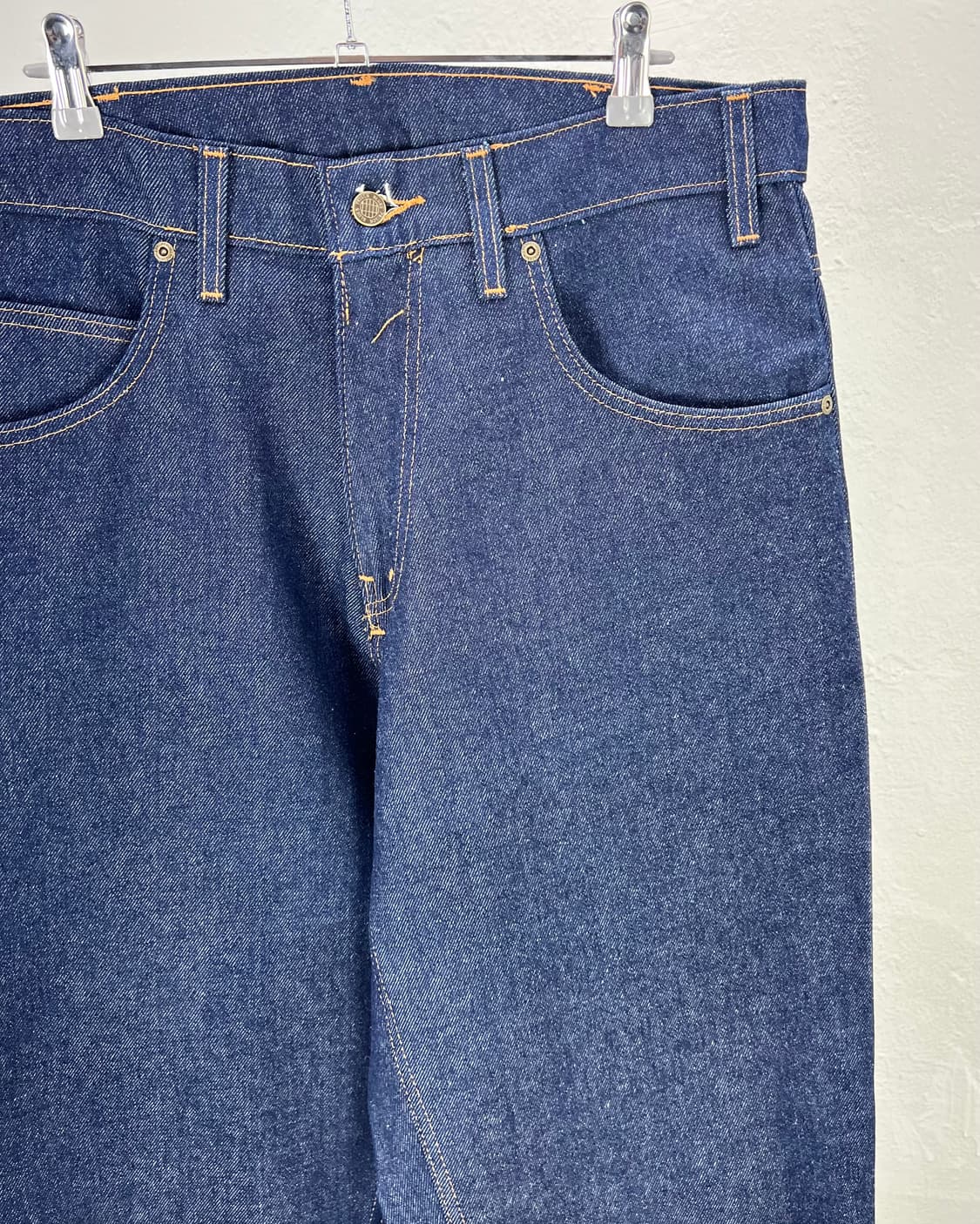 프리즌 블루스 유틸리티 스티치 워크 데님 와이드 팬츠 상품이미지3