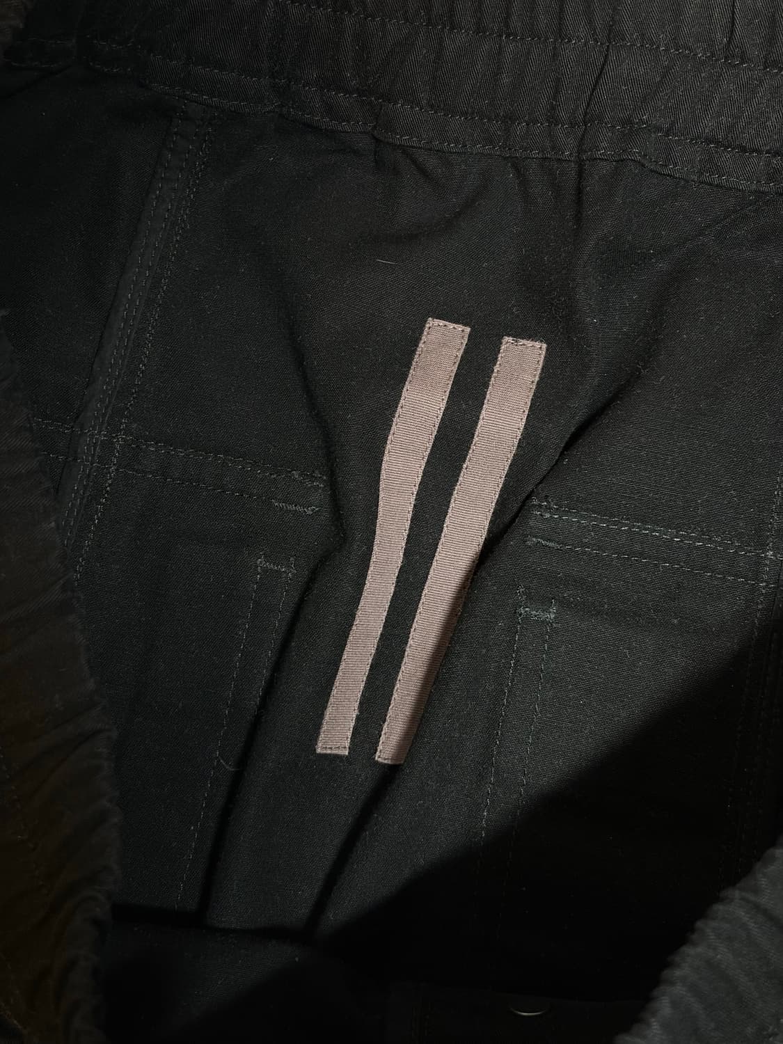 Rick Owens DARKSHDW 면바지 블랙 (DU16F8374) 상품이미지4
