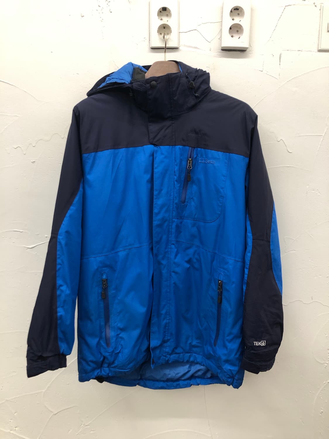 엘엘빈 투톤 tek 나일론 파카 상품이미지1