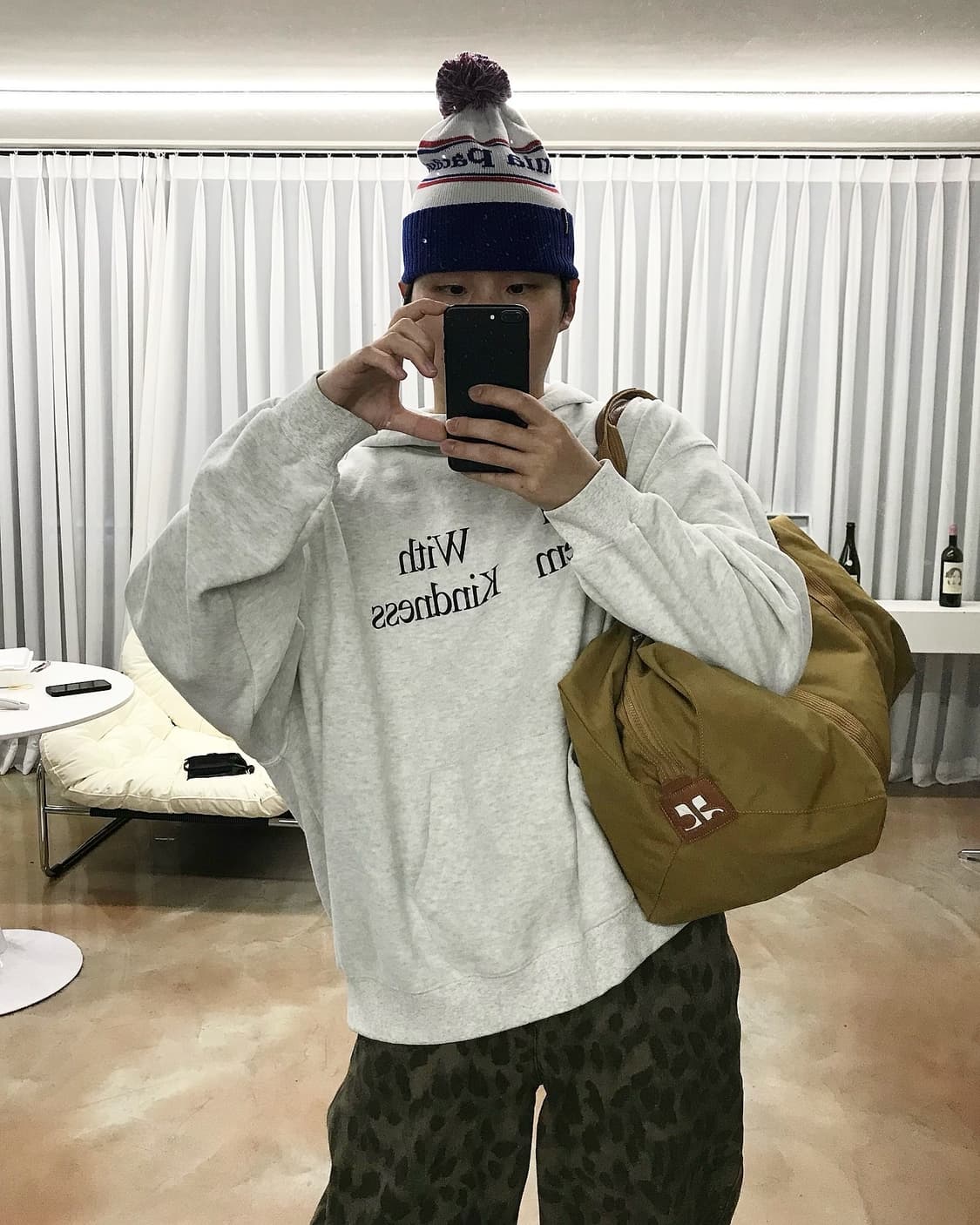 꾸레쥬 더블 로고 보스턴백 가방 상품이미지7