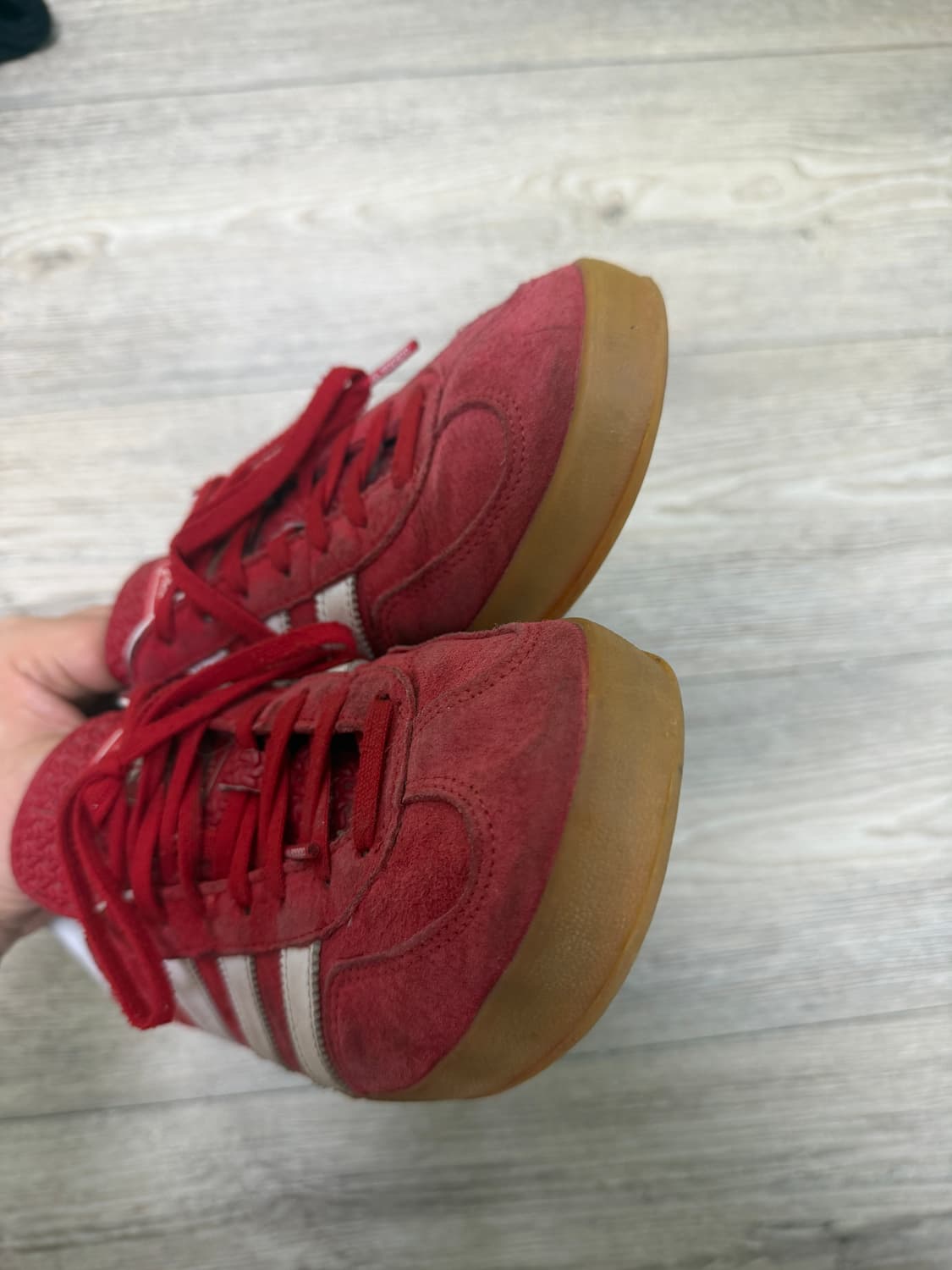 (급처)아디다스 가젤 인도어 스칼렛 275사이즈 상품이미지2