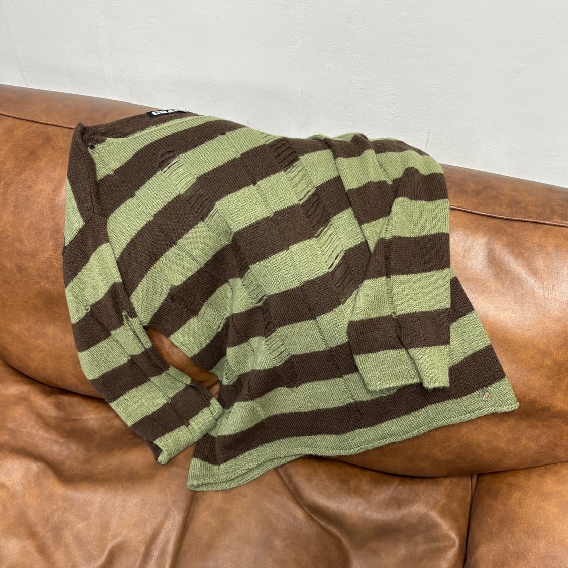 [FREE] Crank 크랭크 스트라이프 디스 니트 상품이미지6