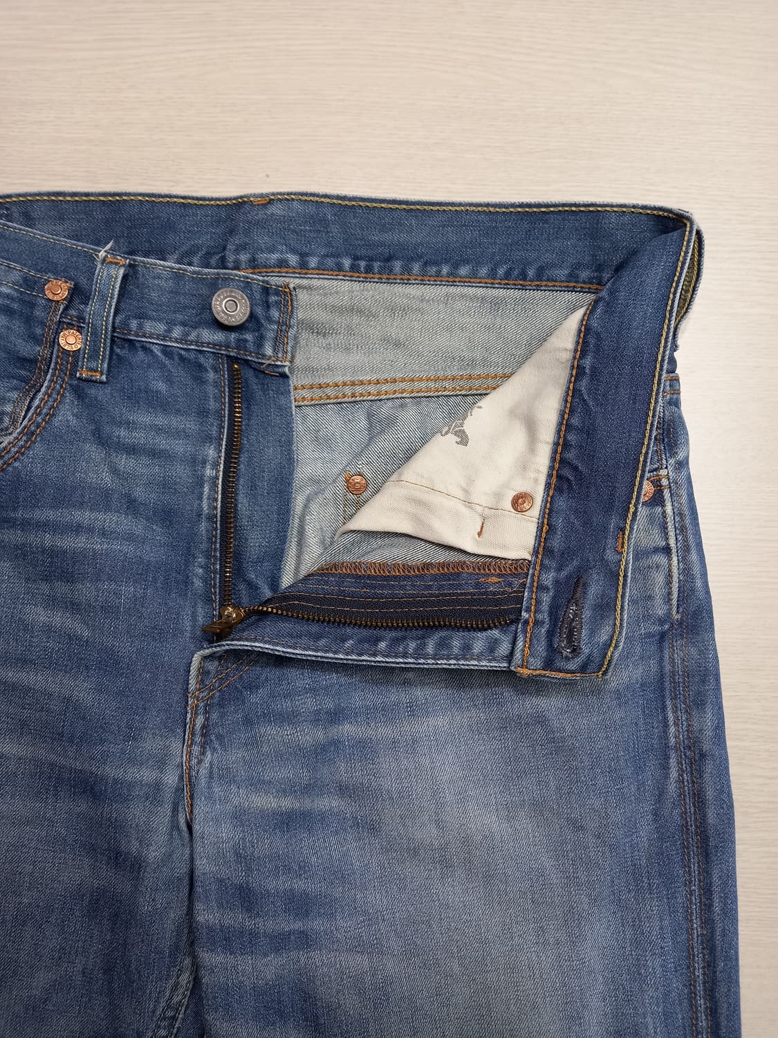 34 리바이스511 워싱 슬림일자진 34-552 상품이미지6