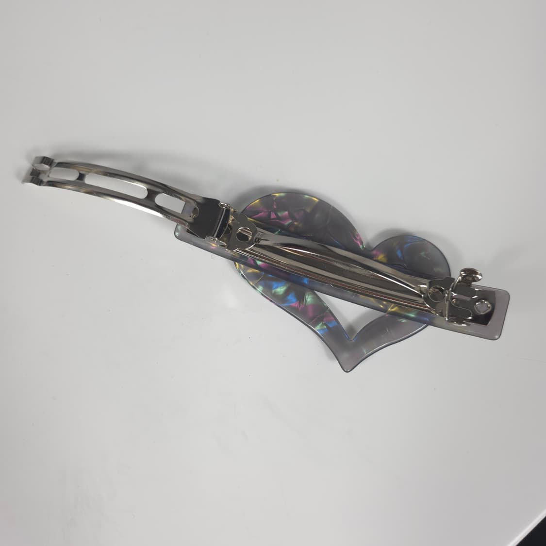 [새상품] 하트 레진 헤어핀 헤어핀 자개 마블 대리석 상품이미지6