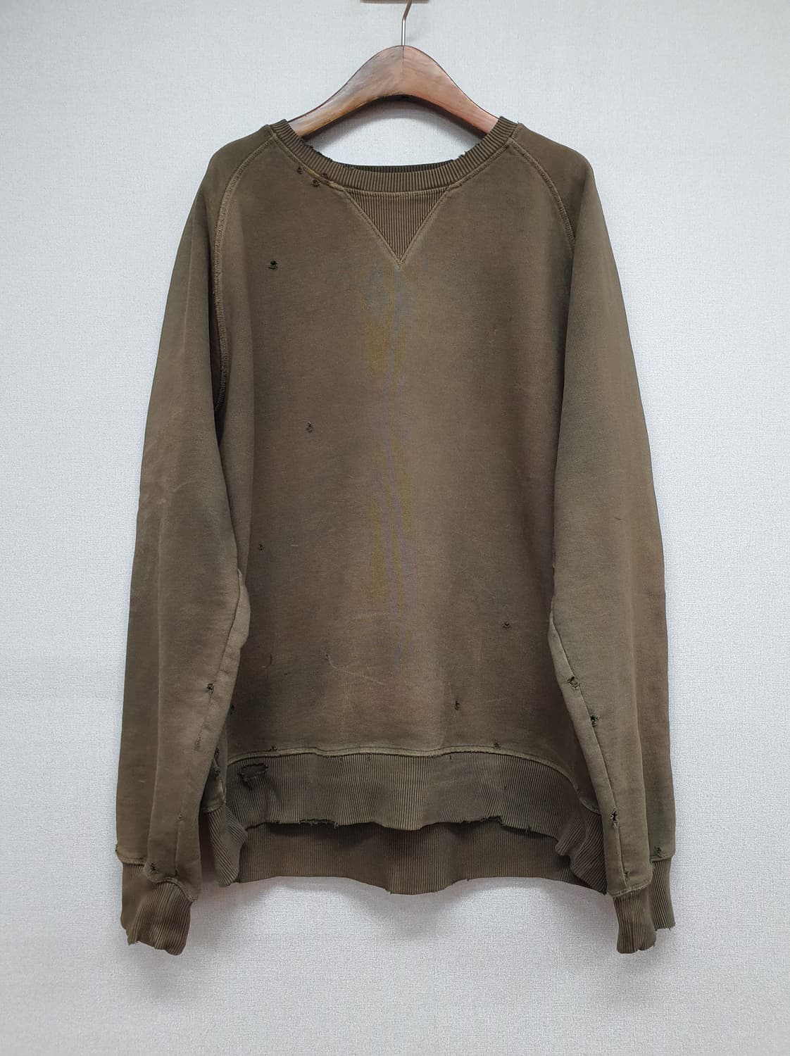 나이젤카본 맨투맨 스웻 빈티지 커스텀[하드워싱/썬페이딩/디스트로이드] 상품이미지1