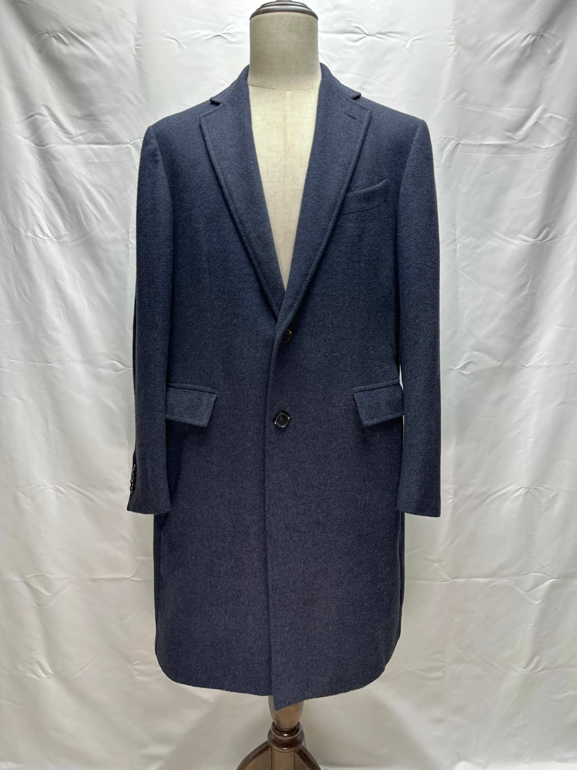 에르메네질도 제냐 울캐시미어 싱글 체스터필드 코트 54R(105~110) 상품이미지2