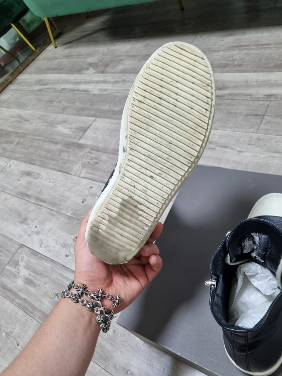 [42] 릭오웬스 컨버스 하이 lpo 블랙 팝니다 상품이미지7