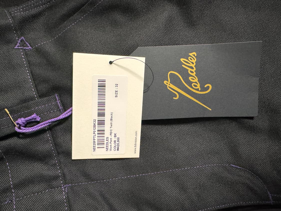 니들스 워크팬츠 새상품 (택O) M (실제론 M-L) 상품이미지1