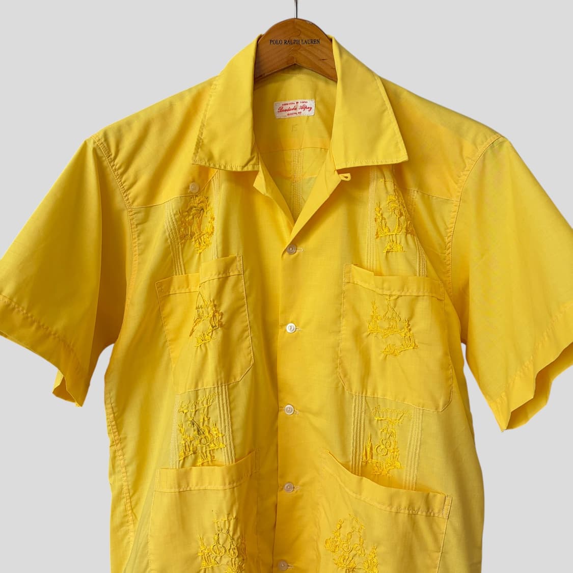 (M)빈티지 구아야베라 쿠바 반팔셔츠 상품이미지2