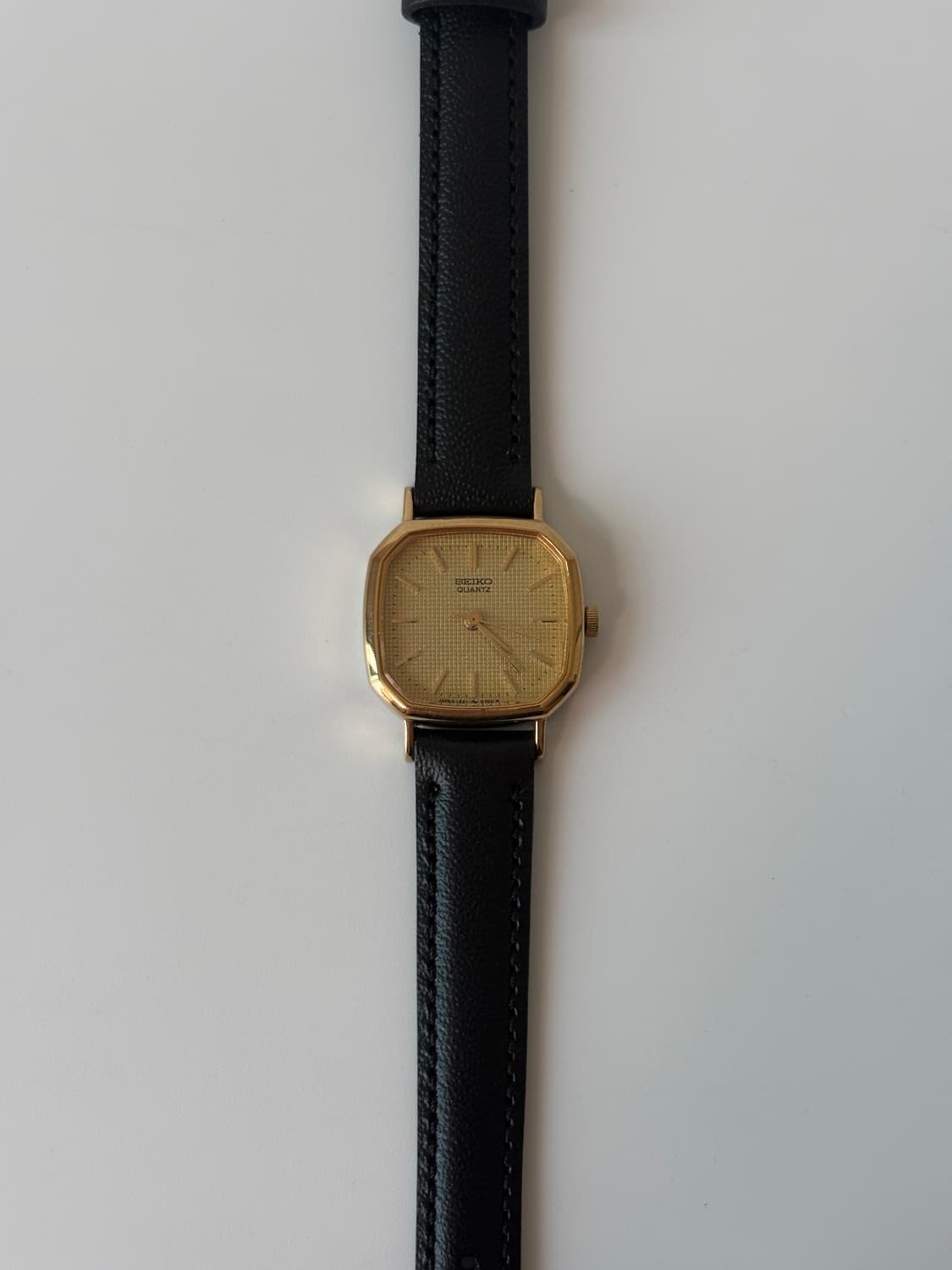 1980s Texture Dial Gold Ladies Quartz 상품이미지2