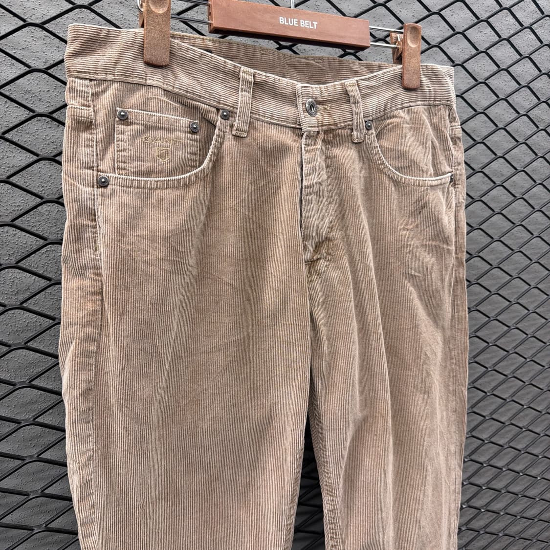 간트 스트레이트 코듀로이 팬츠 세미 로우라이 디테일 베이지 상품이미지4