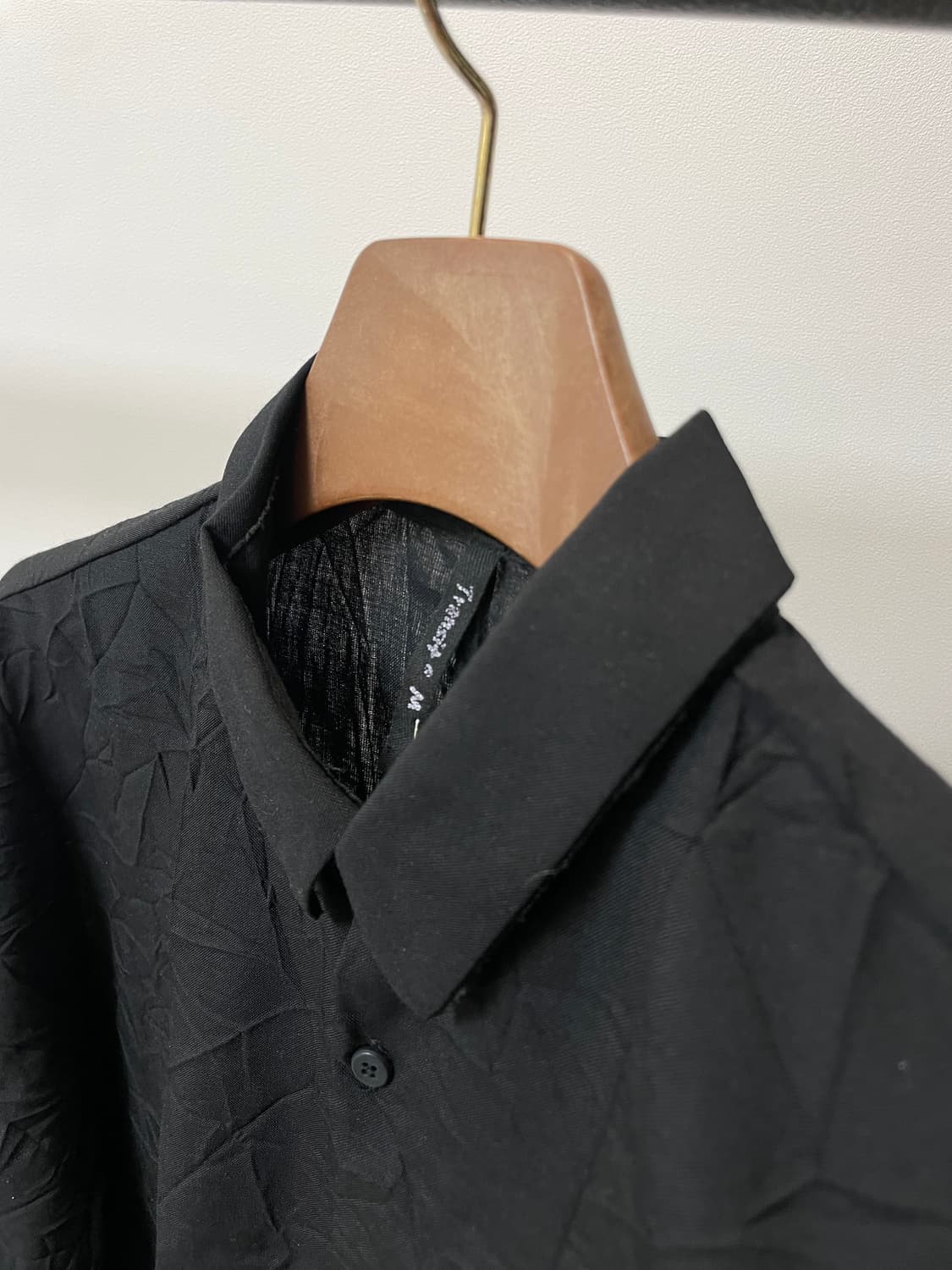 (M) Transit 트랜짓 크링클 울 린넨 셔츠 상품이미지6