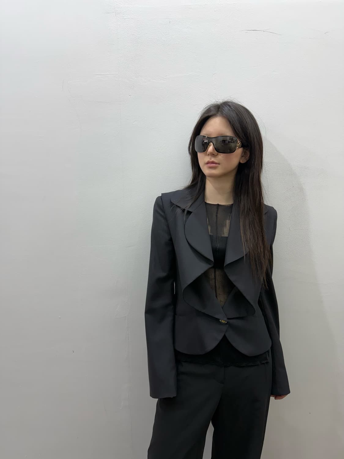 샤넬 사이드 로고 카멜리아 고글 선글라스 상품이미지1