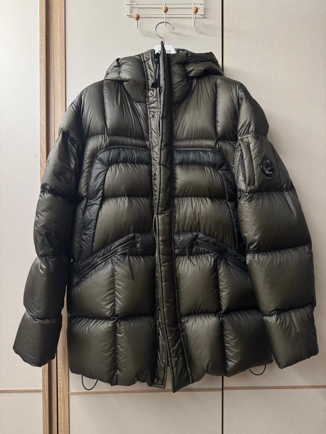 CP컴퍼니 DD쉘 미드패딩 올리브 상품이미지2