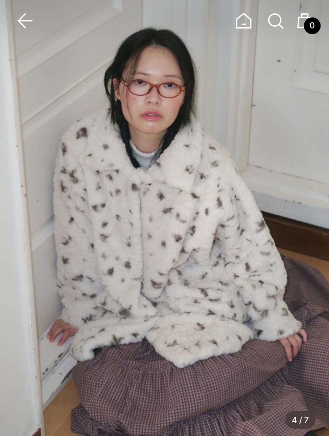 펀프롬펀 쿠키 퍼 하프코트 퍼자켓 상품이미지1