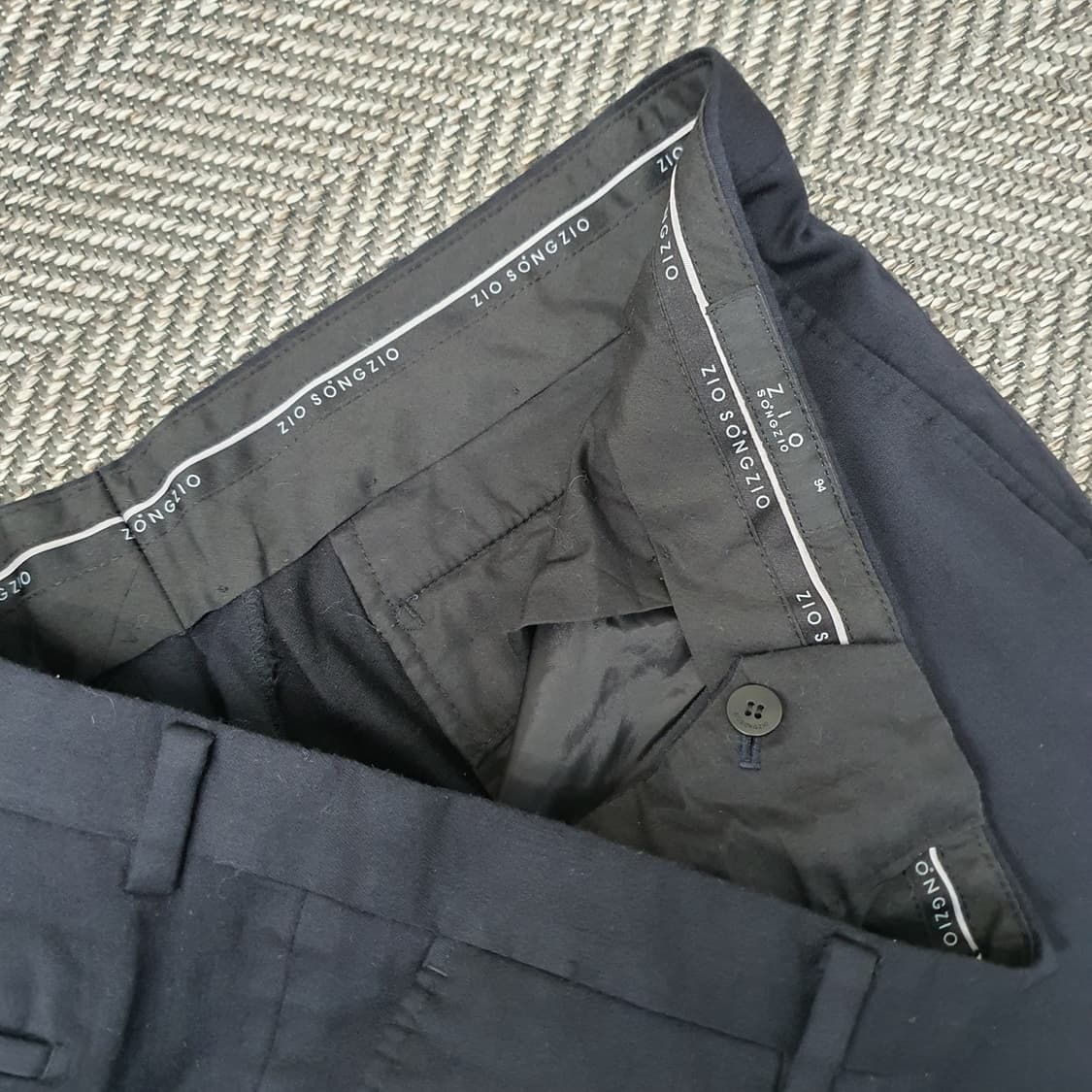 지오송지오 울100 슬랙스 바지 남자36 상품이미지2