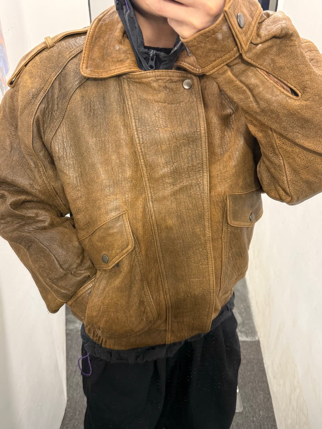 빈티지 램스킨 자켓 상품이미지1