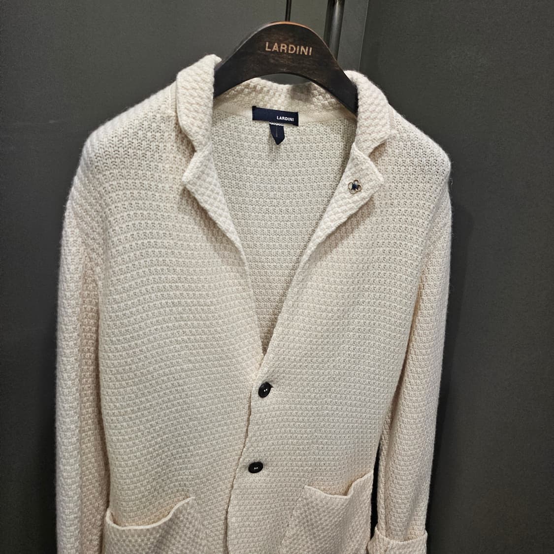 라르디니 캐시미어 니트 블레이저 자켓 상품이미지2