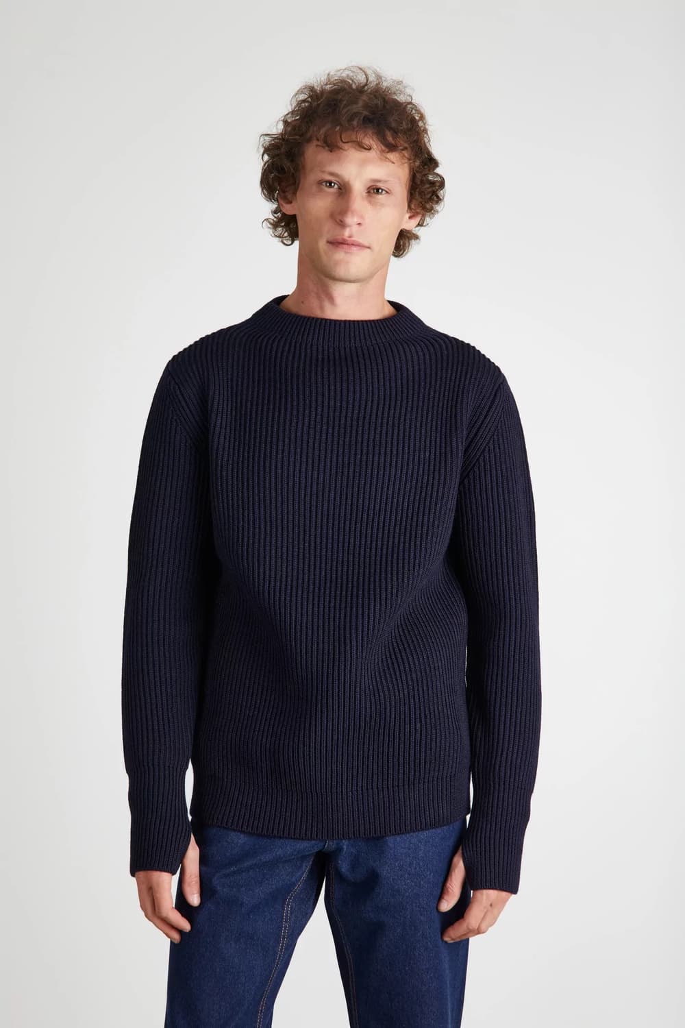 ANDERSEN ANDERSEN PULL NAVY CREWNECK 상품이미지1
