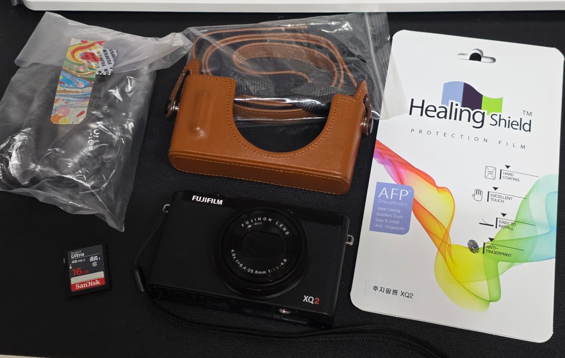 후지필름 xq2 디지털 카메라 디카 블랙 판매 (작례O) 상품이미지1