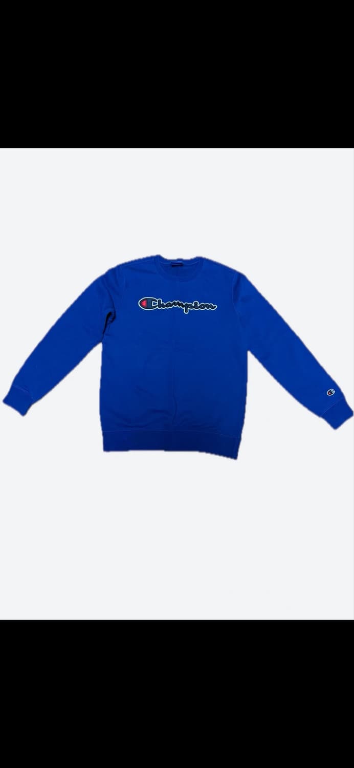 챔피온 맨투맨 XL 블루 상품이미지2