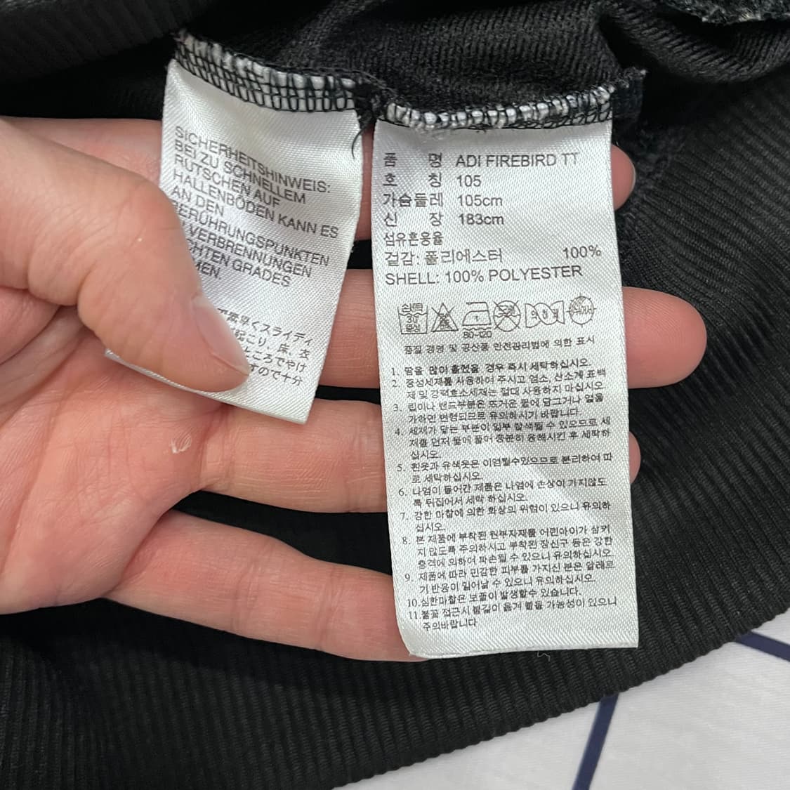 [105]아디다스 블랙 파이어버드 트랙탑 상품이미지8