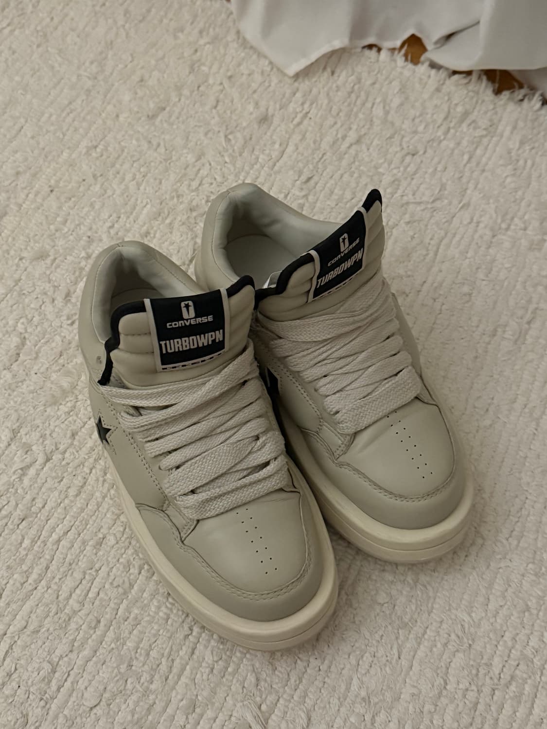 컨버스 x 릭오웬스 다크쉐도우 터보웨폰 OX 펠리칸 250 상품이미지1