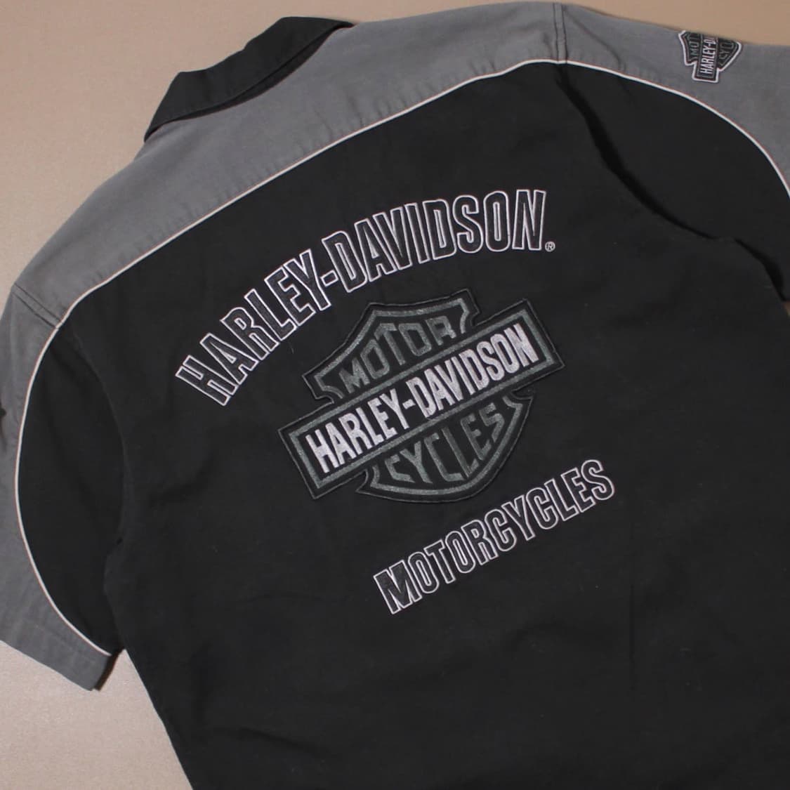00's Harley-Davidson 할리 데이비슨 레이싱 워크셔츠 상품이미지8
