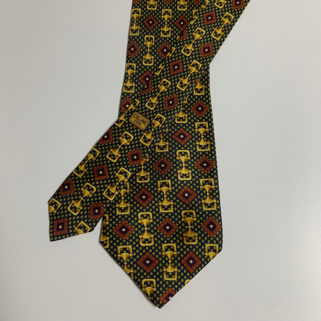 셀린느(CELINE) 기하학적패턴 명품넥타이 결혼식패션 넥타이 A등급 상품이미지3