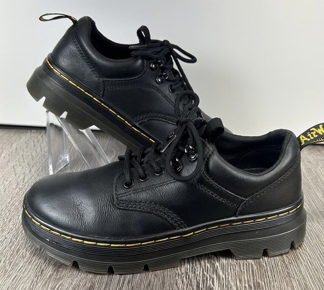 닥터마틴 리더 와이오밍 레더 유틸리티 슈즈 블랙 상품이미지1