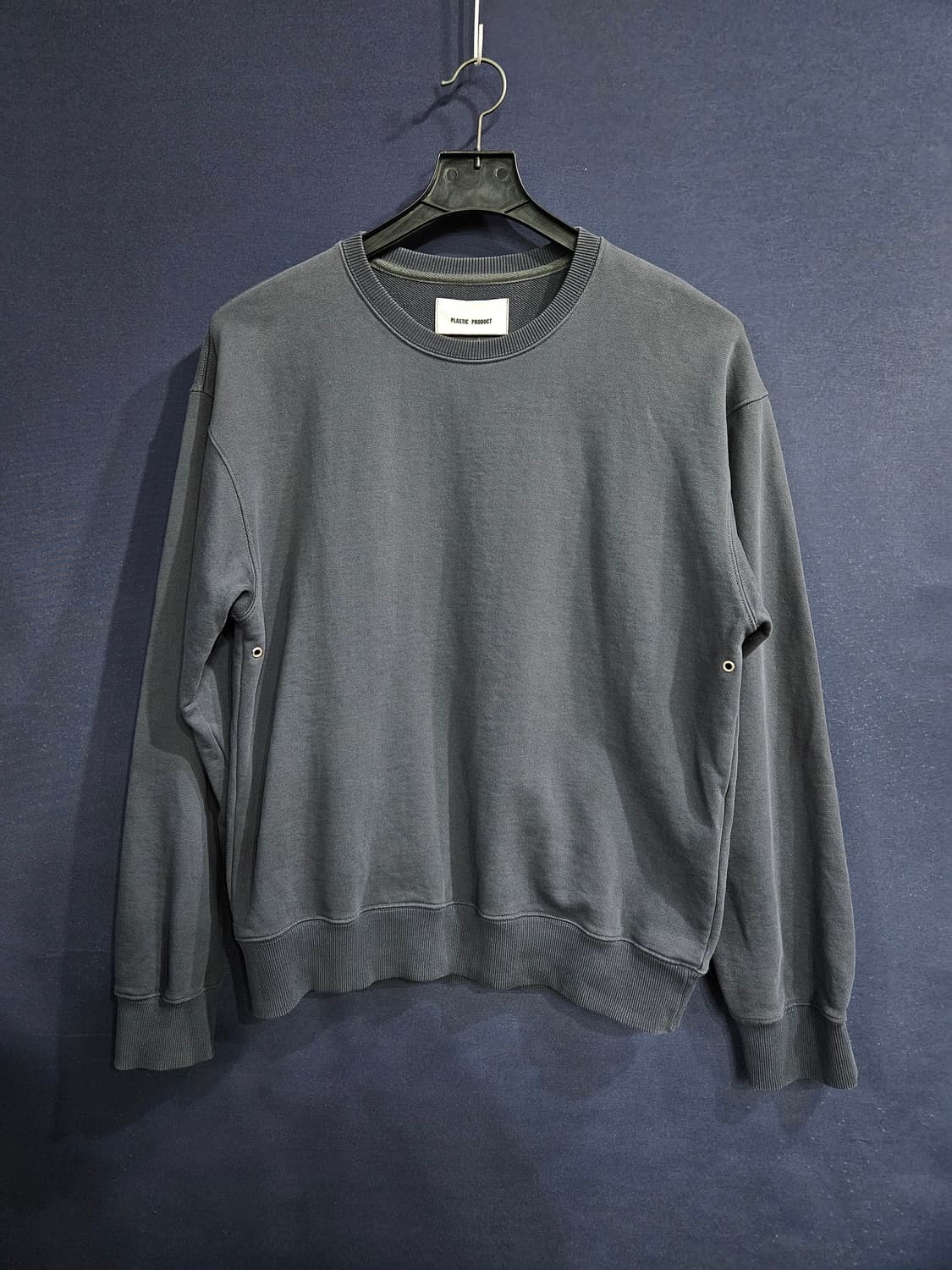 플라스틱 프로덕트 다크그레이 남성 오버핏 95~100 맨투맨  상품이미지1