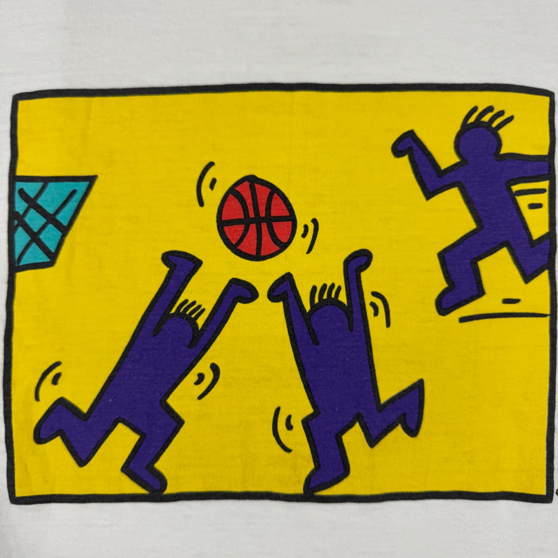 빈티지 90s Amy Liang Basketball 팝아트 티셔츠 상품이미지5