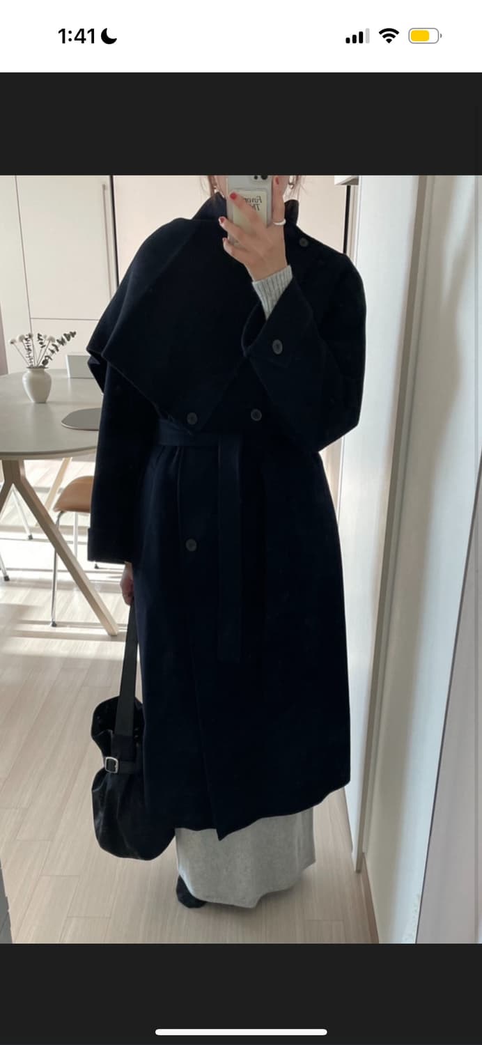 루에브르 머플러 코트 새상품 상품이미지1