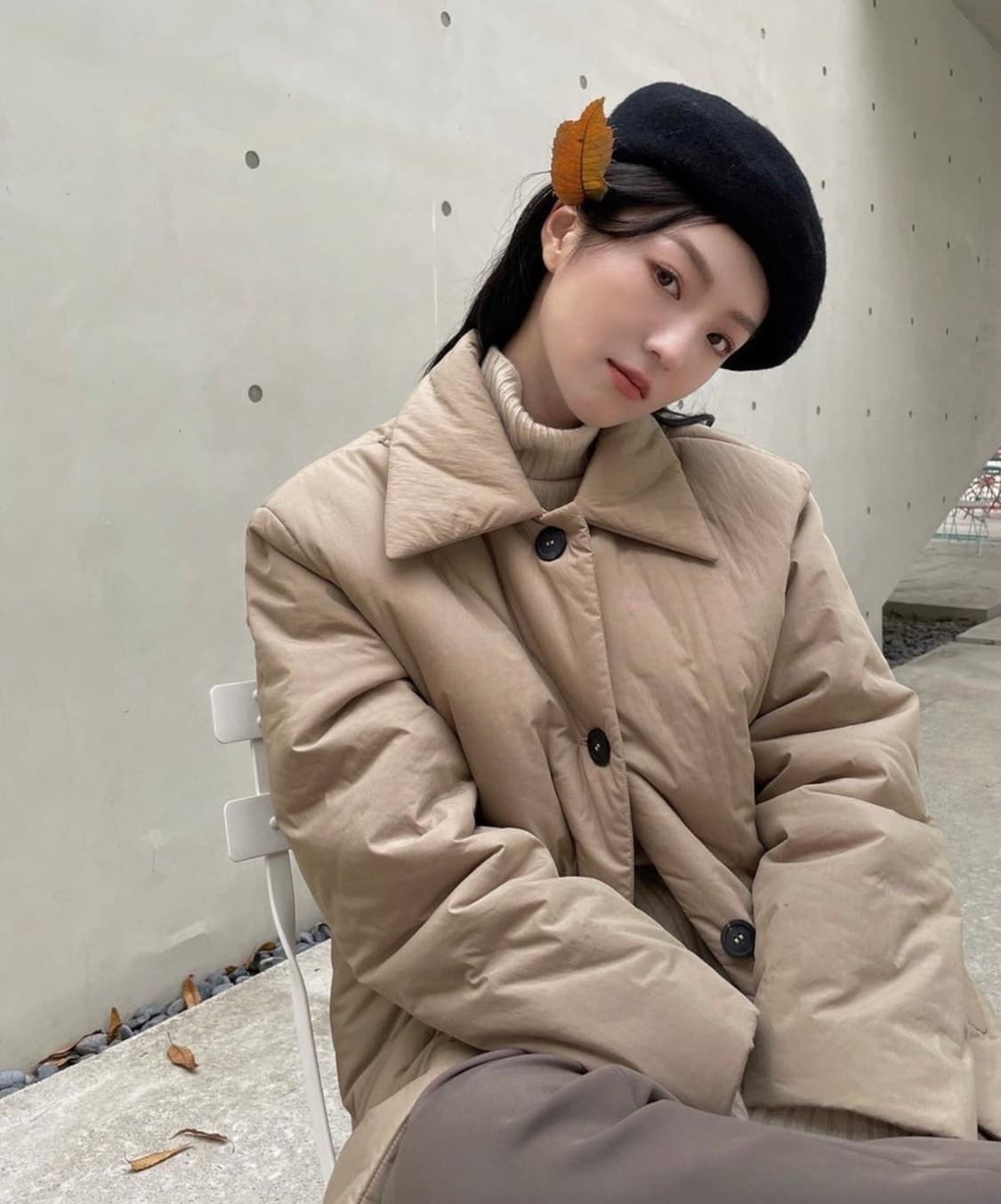 Ged 게드 숏패딩 PADDING TOFFEE NUT 상품이미지1