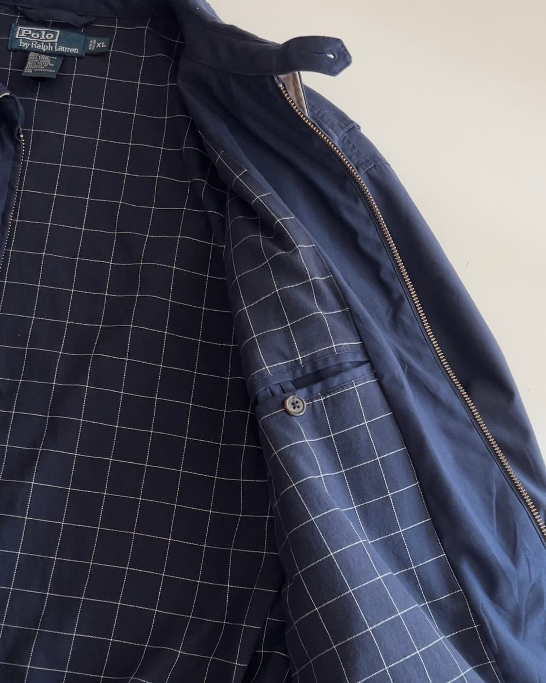 폴로 랄프로렌 네이비 폴리쉘 바이스윙 자켓 XL 상품이미지5