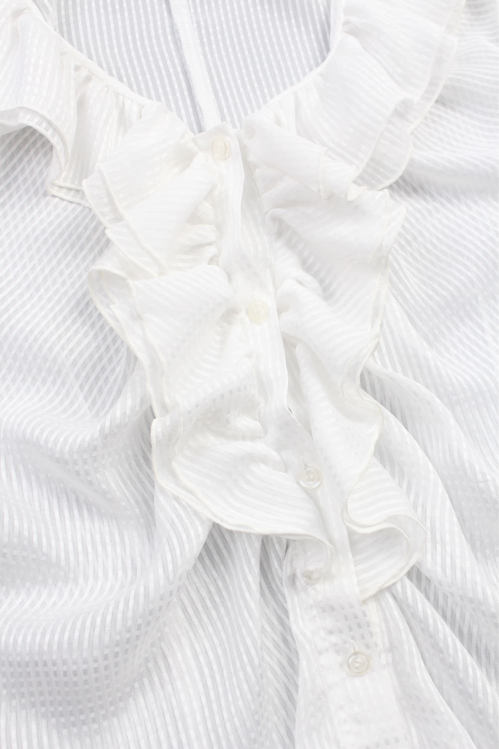 LINK IT ALL Shirring Border Blouse  상품이미지4