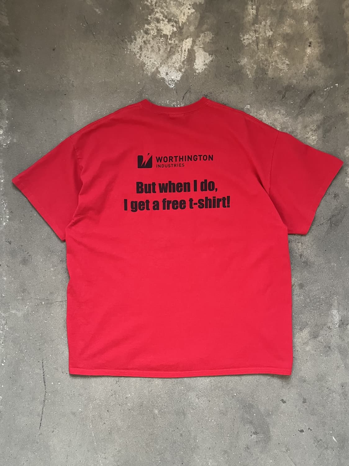 Vintage 레드컬러 그래픽 반팔티  상품이미지4