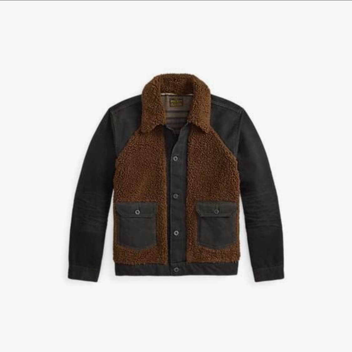 RRL 플리스 패널 캔버스 재킷 M 상품이미지1