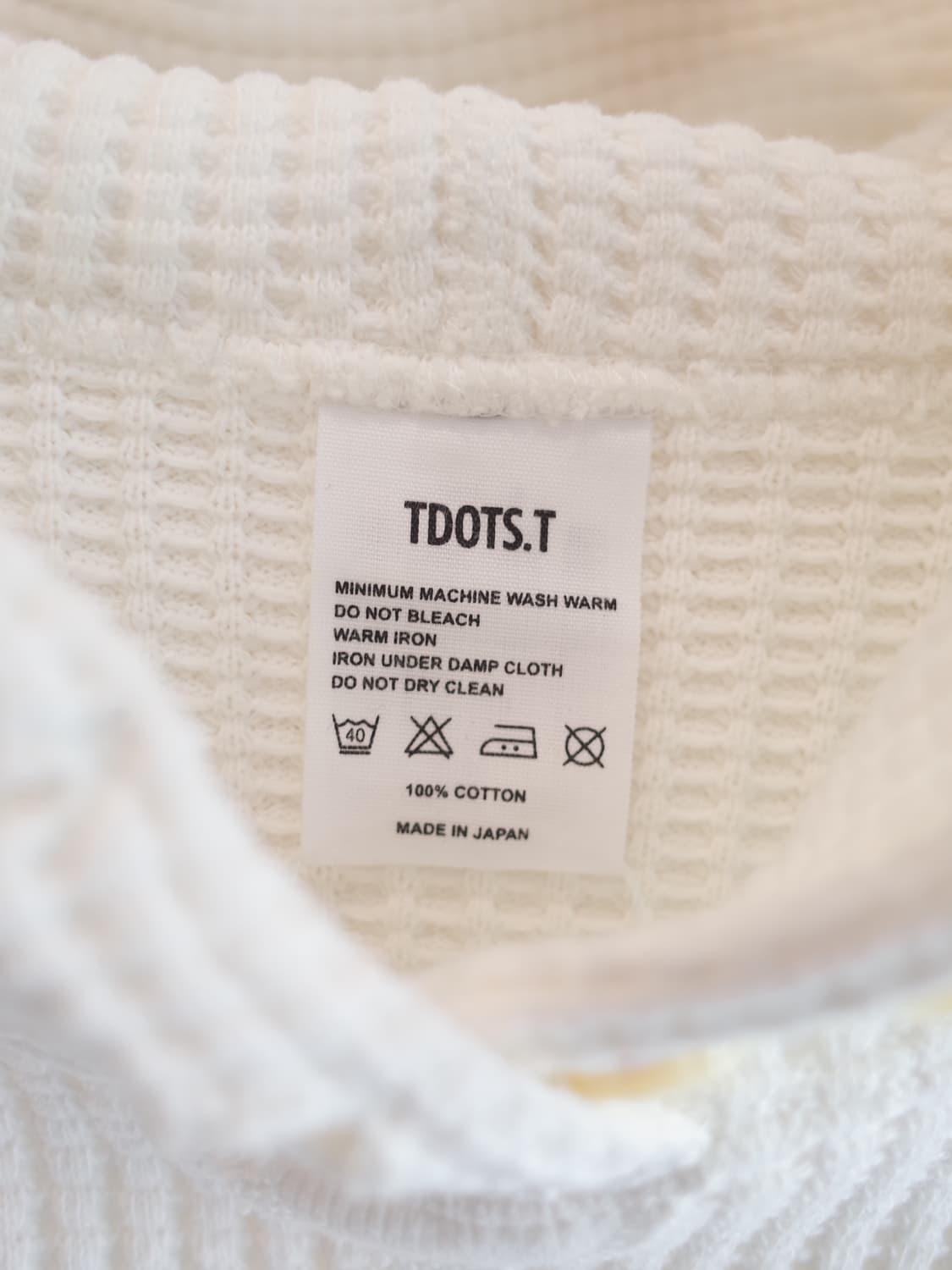 TDOTS.T 와플 후디 롱슬리브(made japan) 상품이미지3
