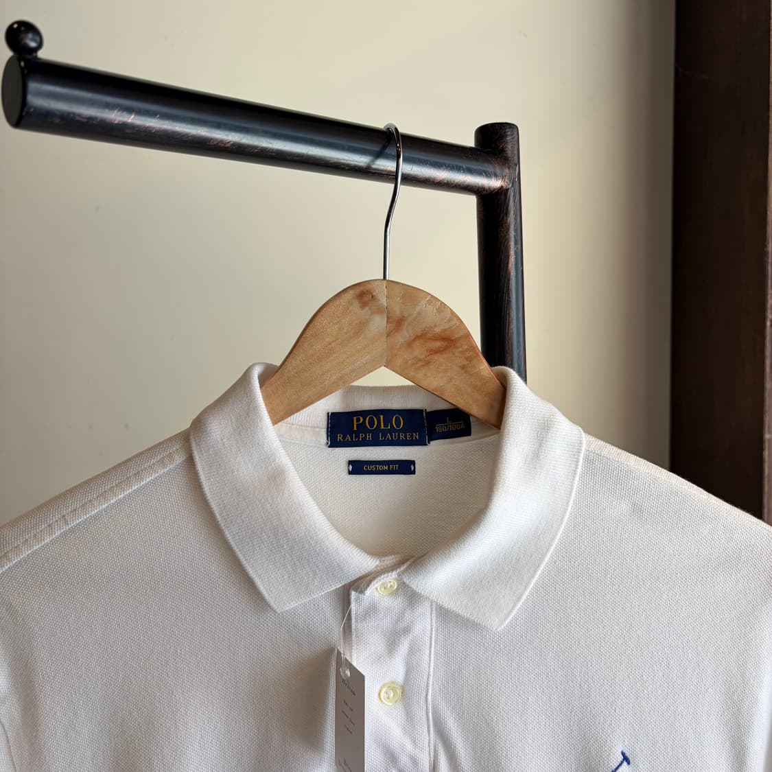 폴로 랄프로렌 화이트 빅포니 반팔 카라티 상품이미지3