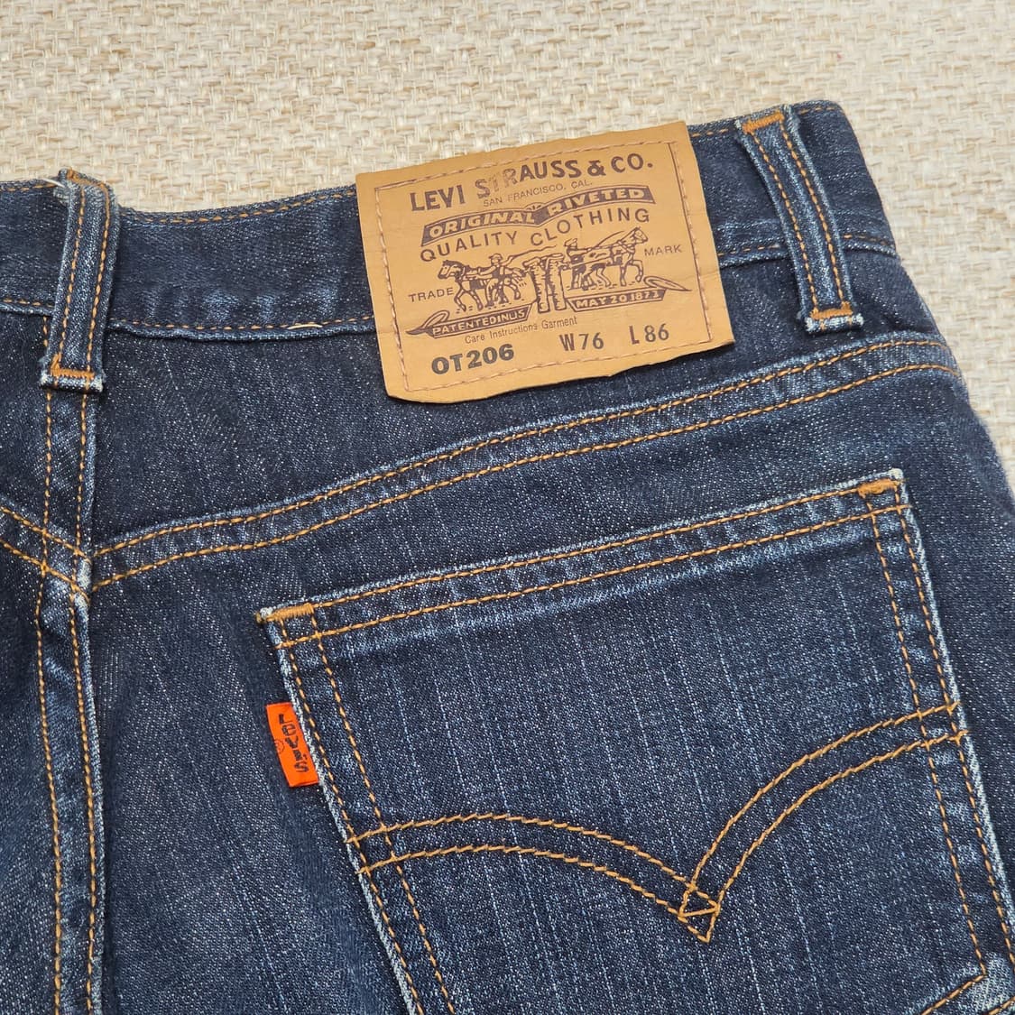 Levi's 리바이스 OT206 오렌지탭 데님 팬츠 상품이미지4