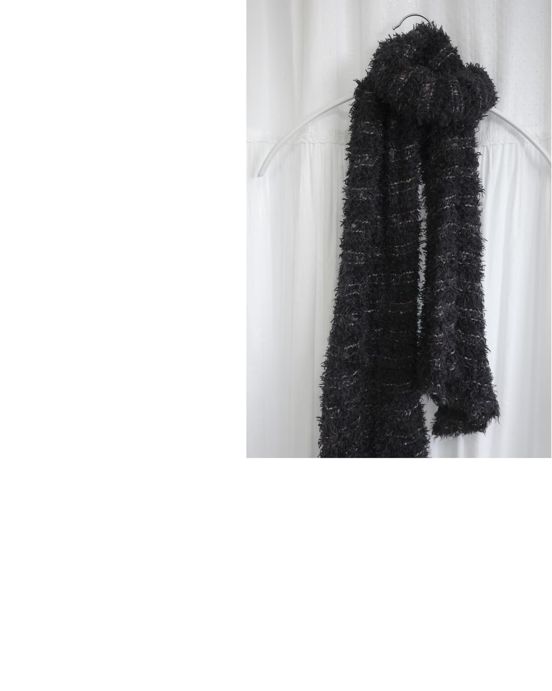 Black candy muffler  상품이미지2