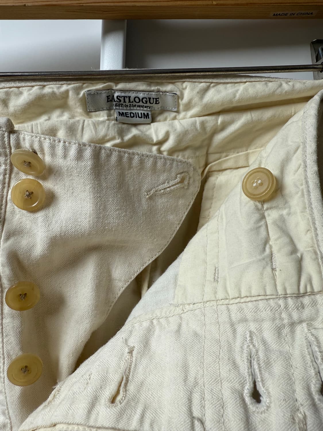 이스트로그 코튼팬츠 허리끈있음 상품이미지3