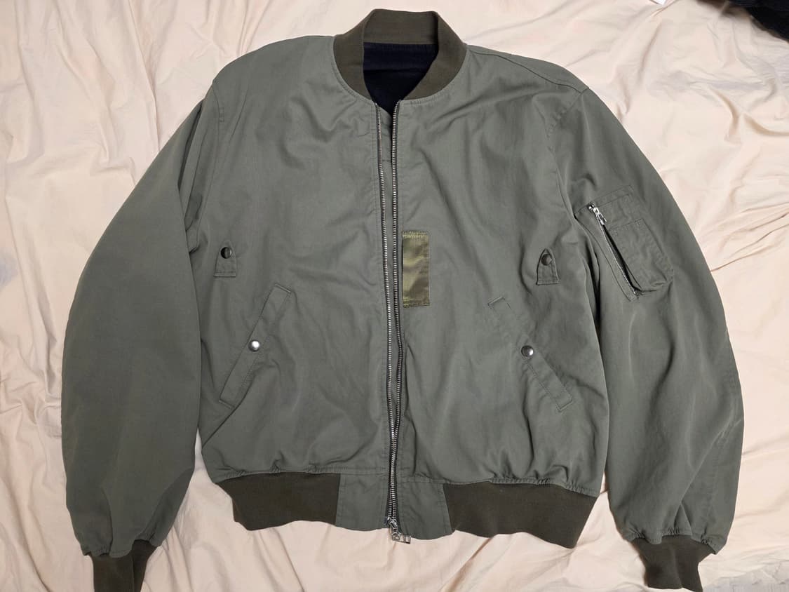 이얼즈어고 리버시블 MA-1 워시드 플라이트 자켓 상품이미지1