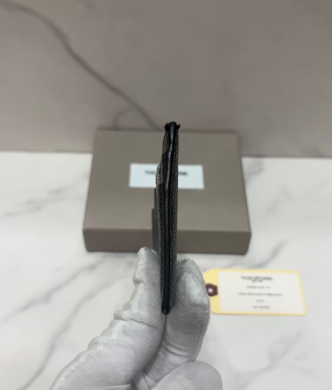 [정품] 톰브라운 블랙 카드지갑 상품이미지4