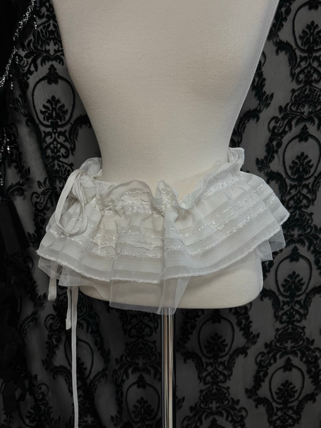 레이스 레이어드 캉캉 시스루 벨트 상품이미지1