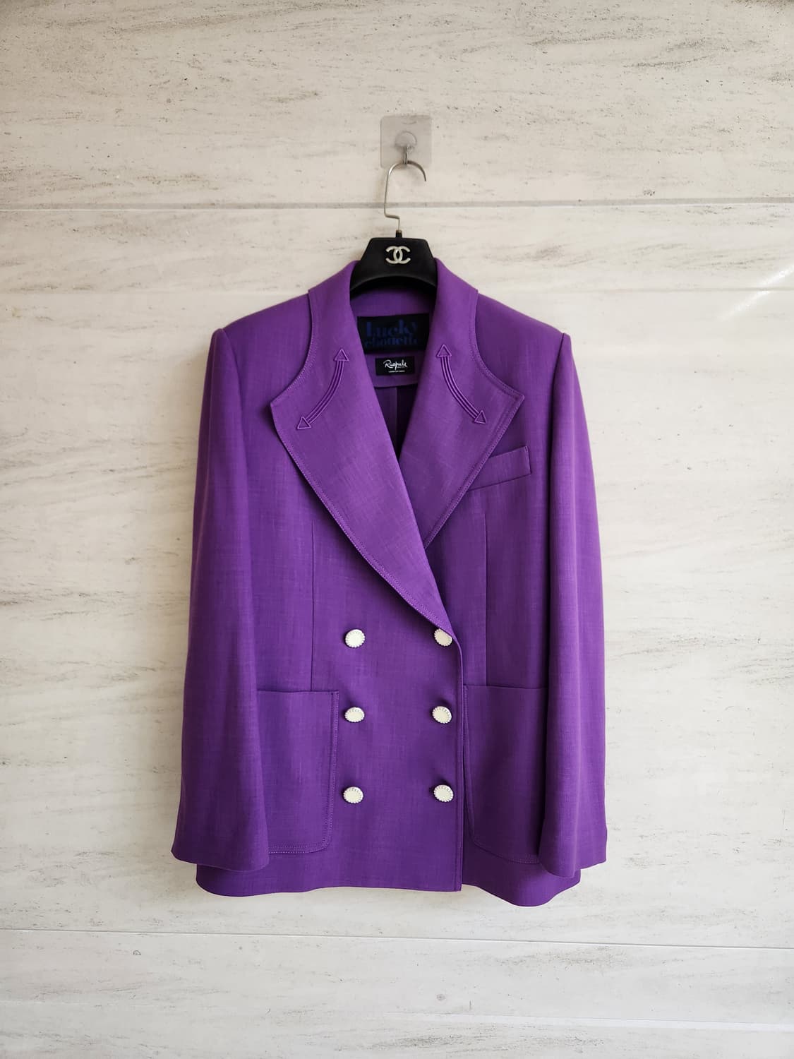 럭키슈에뜨 칼라 엠브로이더리 더블자켓 36사이즈 상품이미지8